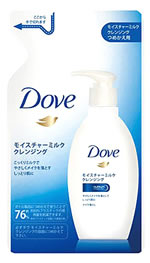 ユニリーバ Dove ダヴ モイスチャーミルク クレンジング つめかえ用 (180mL) 詰め替え用 クレンジングミルク 【unil1202_dove】 【unili3d299】