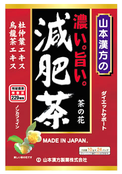 山本漢方　濃い旨い　減肥茶　(10g×24包)　ダイエットサポート　ノンカフェイン　※軽減税率対象商品