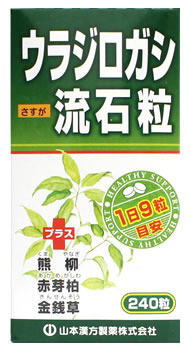 山本漢方　ウラジロガシ　流石粒　(240粒)　さすが　熊柳　赤芽柏　金銭草　ツルハドラッグ　※軽減税率対象商品