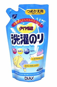 【即納】　【◇】　ダイヤ乳液　洗濯のり　つめかえ用　(400mL)　詰め替え用　ツルハドラッグ