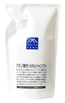 松山油脂 M mark エムマーク アミノ酸 せっけんシャンプー つめかえ用 (550mL) 詰め替え用 Mマーク