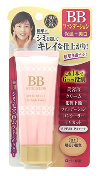 ロート製薬　50の恵　薬用ホワイトBBファンデーション　01　明るい肌色　SPF32　PA+++　(45g)　BBクリーム　【医薬部外品】　ツルハドラッグ