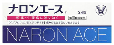 【第(2)類医薬品】大正製薬　ナロンエースT　(24錠)　頭痛　生理痛　解熱鎮痛薬　【セルフメディケーション税制対象商品】　ツルハドラッグ