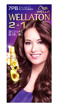 ウエラ　ウエラトーン　ツープラスワン　2+1　クリーム　7PB　ピンクブラウン　(1セット)　女性用　白髪染め　【医薬部外品】のサムネイル