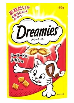 マースジャパン　ドリーミーズ　シーフード＆チキン味　(60g)　キャットフード　おやつ