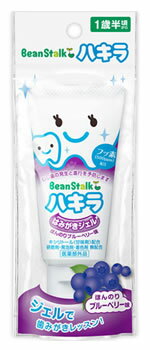 雪印ビーンスターク　ビーンスターク　ハキラ　はみがきジェル　ほんのりブルーベリー味　1歳半頃から　(40g)　【医薬部外品】のサムネイル