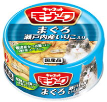 ペットライン国産品キャネットモナーク【まぐろ瀬戸内産いりこ入り】(80g)