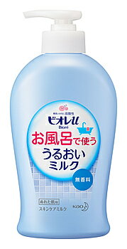 花王 ビオレu お風呂で使ううるおいミルク 無香料 (300mL) ぬれた肌用 ボディミルク 保湿乳液