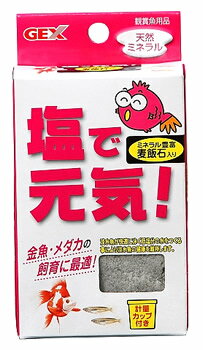 ジェックス　塩で元気　(100g)　金魚　メダカ　水質調整剤