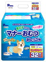 第一衛材 P.one 男の子のためのマナーおむつ おしっこ用 中型犬 ビッグパック (32枚) 犬用オムツ