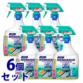 《セット販売》　花王　プロフェッショナル　キッチン泡ハイター　本体　業務用　(1000mL)×6本セット　台所用漂白剤