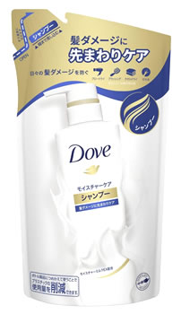 ユニリーバ Dove ダヴ モイスチャーケア シャンプー つめかえ用 (350g) 詰め替え用