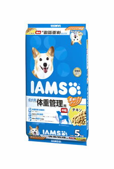 マースジャパンアイムス 成犬用 体重管理用 チキン 中粒 (5kg) ドッグフード 総合栄養食