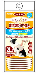 ペティオ ずっとね 老犬介護用 補助機能付ベストK 2Lサイズ (1個) 犬用介護用品