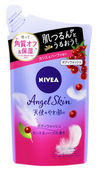 【特売】　花王 ニベア エンジェルスキン ボディウォッシュ カシス＆ハーブの香り つめかえ用 (360mL) 詰め替え用 ボディソープ