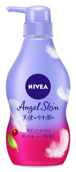 花王 ニベア エンジェルスキン ボディウォッシュ カシス＆ハーブの香り ポンプ (480mL) ボディソープのサムネイル