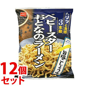 《セット販売》　おやつカンパニー ベビースター おとなのラーメン 旨塩こしょう味 (61g)×12個セット スナック菓子　※軽減税率対象商品