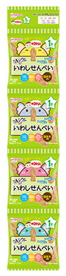 和光堂　1歳からのおやつ　+DHA　いわしせんべい4連　1歳頃から　(6g×4袋)　ベビーおやつ　ツルハドラッグ　※軽減税率対象商品