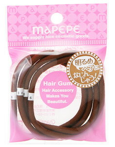 シャンティ マペペ リングゴム ライトブラウン (4個) ヘアゴム