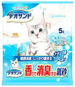 ユニチャーム ペットケア デオサンド 香りで消臭する紙砂 ナチュラルソープの香り (5L)