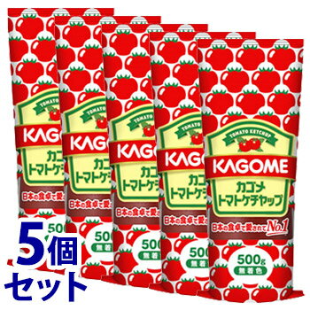 《セット販売》　カゴメ トマトケチャップ (500g)×5個セット 調味料　※軽減税率対象商品のサムネイル