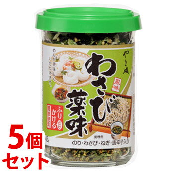 《セット販売》　やま磯 わさび薬味 瓶入 (46g)×5個セット　※軽減税率対象商品