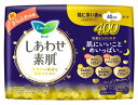 花王 ロリエ しあわせ素肌 ふんわりタイプ 特に多い夜用 400 羽つき (7個) 40cm 生理用ナプキン　