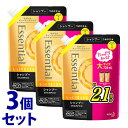 《セット販売》 花王 エッセンシャル しっとりまとまる シャンプー つめかえ用 大サイズ (720mL)×3個セット 詰め替え用