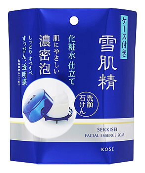 雪肌精 洗顔石鹸 コーセー 雪肌精 化粧水仕立て 石けん ケース付 (100g) 洗顔石鹸 SEKKISEI