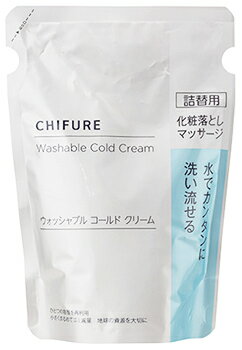 ちふれ化粧品 ウォッシャブル コールド クリーム つめかえ用 (300g) 詰め替え用 クレンジング マッサージ