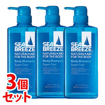 《セット販売》　ファイントゥデイ シーブリーズ スーパークール ボディシャンプー (600mL)×3個セット ジャンボサイズのサムネイル