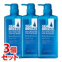 《セット販売》 ファイントゥデイ シーブリーズ スーパークール ボディシャンプー (600mL)×3個セット ジャンボサイズ