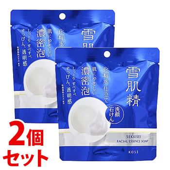 雪肌精 洗顔石鹸 《セット販売》　コーセー 雪肌精 化粧水仕立て 石けん (100g)×2個セット 洗顔石鹸 SEKKISEI