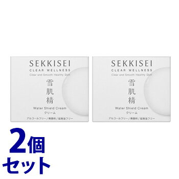 《セット販売》　コーセー 雪肌精 クリアウェルネス ウォーター シールド クリーム (40g)×2個セット フリータイプ クリーム SEKKISEI CLEAR WELLNESS