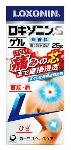 【第2類医薬品】第一三共ヘルスケア ロキソニンSゲル (25g) 無香料 ロキソニン　【セルフメディケーション税制対象商品】