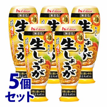 《セット販売》 ハウス食品 おろし生しょうが 大容量 (160g)×5個セット 薬味 ※軽減税率対象商品