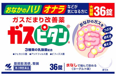 【第3類医薬品】小林製薬　ガスピタン　(36錠)