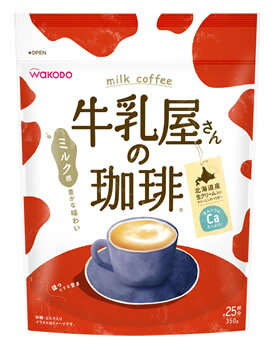 楽天ツルハドラッグアサヒ 牛乳屋さんの珈琲 袋 約25杯分 （350g） インスタント コーヒー カフェオレ　※軽減税率対象商品