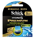 シック ハイドロ5プレミアム パワーセレクト 替刃 (4個) カミソリ 髭剃り 5枚刃