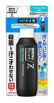 花王 メンズビオレZ 薬用ボディシャワー アクアシトラスの香り つけかえ用 (100mL) 付け替え用 メンズ 制汗 デオドラント剤 【医薬部外品】