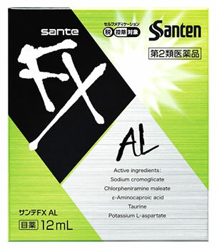楽天ツルハドラッグ【第2類医薬品】参天製薬 サンテFX AL （12mL） アレルギー用 点眼薬　【セルフメディケーション税制対象商品】