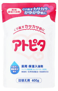 丹平製薬 アトピタ 薬用 保湿入浴剤 つめかえ用 (400g) 詰め替え用 ベビー スキンケア　【医薬部外品】