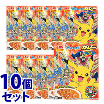 《セット販売》　丸美屋 ポケモンカレー ポーク＆コーン甘口 1人前 (160g)×10個セット レトルトカレー　※軽減税率対象商品