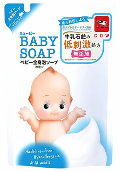 牛乳石鹸 キューピー ベビー全身泡ソープ つめかえ用 (350mL) 詰め替え用 泡タイプ ベビーソープ ベビーシャンプー 牛乳石鹸 キューピー ベビー全身泡ソープ つめかえ用 (350mL) 詰め替え用 泡タイプ ベビーソープ ベビーシャンプー