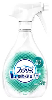 P&G ファブリーズ W除菌 ダブル除菌 本体 (370mL) 衣類・布製品用消臭剤 消臭スプレー　【P＆G】