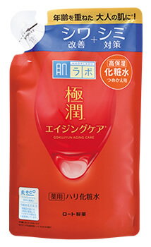 ロート製薬 肌ラボ 極潤 薬用ハリ化粧水 つめかえ用 (170mL) 詰め替え用 肌研 エイジングケア 【医薬部外品】