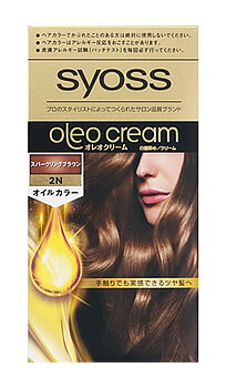 シュワルツコフヘンケル サイオス オレオクリーム ヘアカラー 2N スパークリングブラウン (1個) 白髪染め syoss　