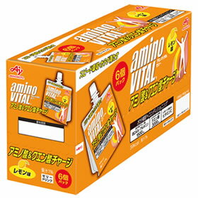 味の素 アミノバイタル ゼリードリンク アミノ酸＆クエン酸チャージ (180g×6個) ゼリー飲料 BCAA アルギニン ビタミンC ※軽減税率対象商品