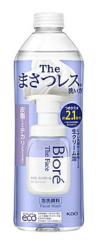【特売】　花王 ビオレ ザフェイス 泡洗顔料 オイルコントロール つめかえ用 (340mL) 詰め替え用のサムネイル