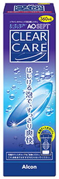 日本アルコン エーオーセプト クリアケア 360mL ソフトコンタクト用消毒液 【医薬部外品】